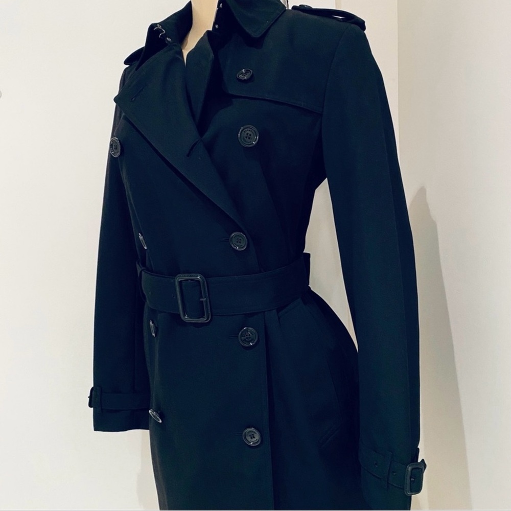 Burberry Navy Trench Coat - Picture 6 of 13